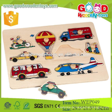 WEP049 Sperrholz Fahrzeug Spielzeug Wooden 2d Puzzle